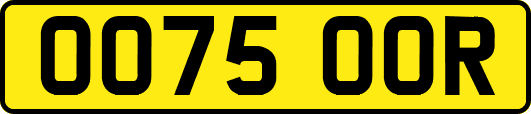 OO75OOR