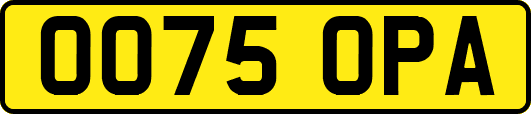 OO75OPA