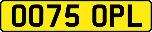 OO75OPL