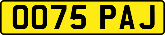 OO75PAJ