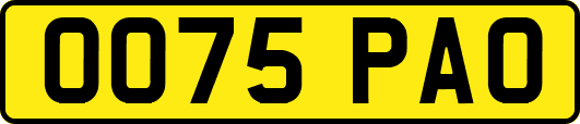 OO75PAO