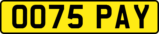 OO75PAY