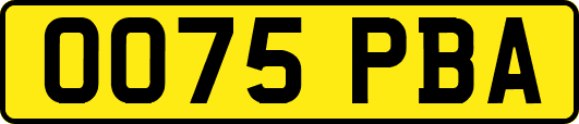 OO75PBA