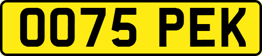 OO75PEK