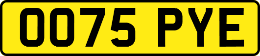 OO75PYE
