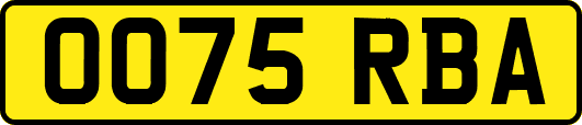 OO75RBA