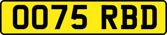 OO75RBD