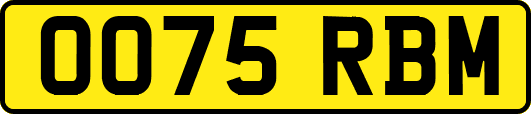 OO75RBM