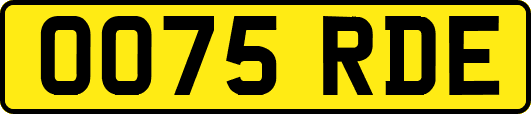 OO75RDE