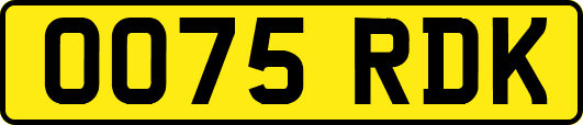 OO75RDK
