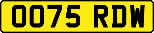 OO75RDW