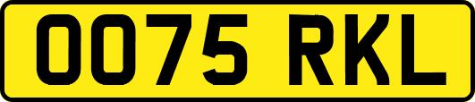 OO75RKL