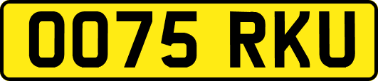 OO75RKU