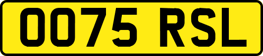 OO75RSL