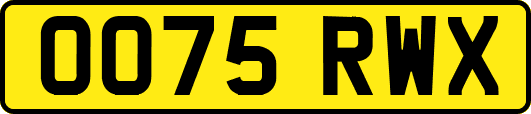 OO75RWX