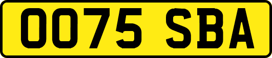 OO75SBA
