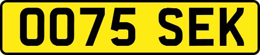 OO75SEK