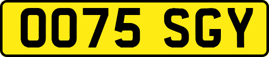 OO75SGY