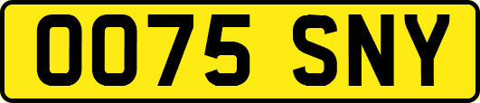 OO75SNY
