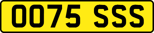 OO75SSS