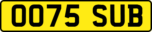 OO75SUB