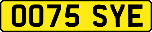 OO75SYE