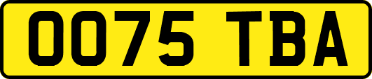 OO75TBA