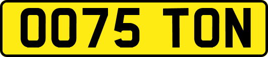 OO75TON
