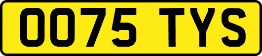 OO75TYS