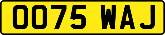 OO75WAJ