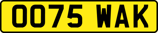 OO75WAK