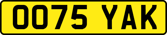 OO75YAK