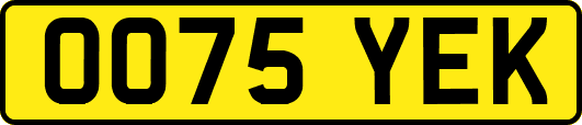 OO75YEK