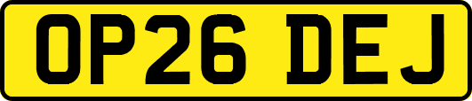 OP26DEJ