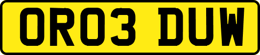 OR03DUW