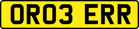 OR03ERR