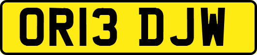OR13DJW