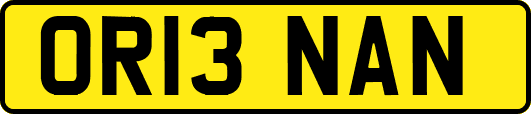 OR13NAN