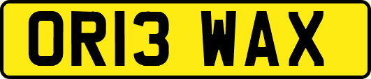OR13WAX