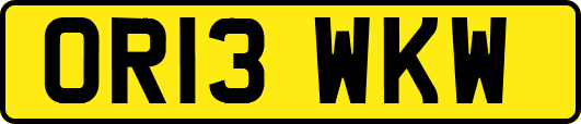 OR13WKW