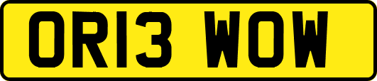 OR13WOW