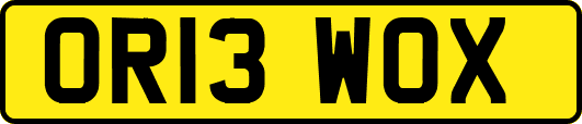 OR13WOX