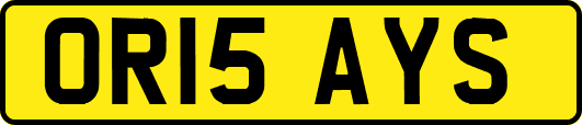 OR15AYS