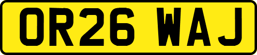 OR26WAJ