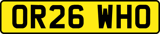 OR26WHO