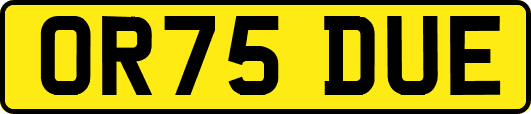 OR75DUE
