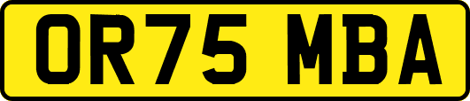 OR75MBA