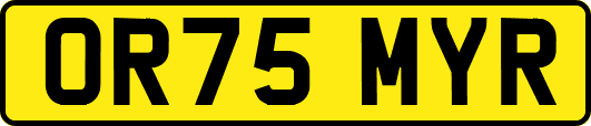 OR75MYR