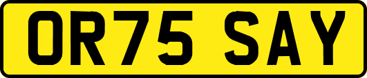 OR75SAY