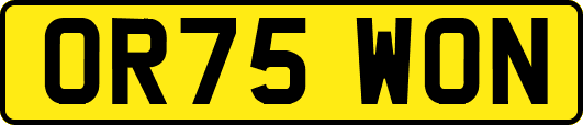 OR75WON